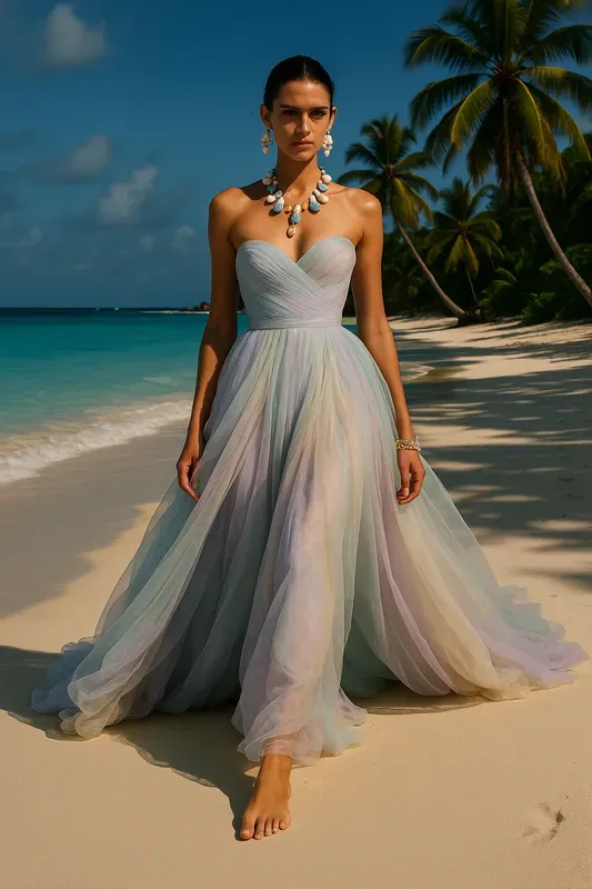 Tropical Beach Fashion Editorials