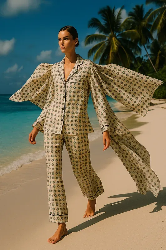 Tropical Beach Fashion Editorials