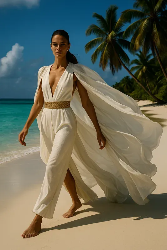 Tropical Beach Fashion Editorials
