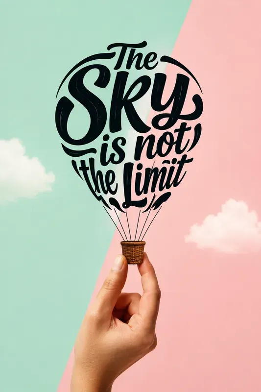 Creative Typography Object Posters