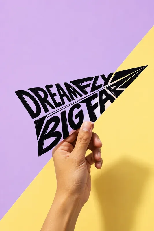 Creative Typography Object Posters