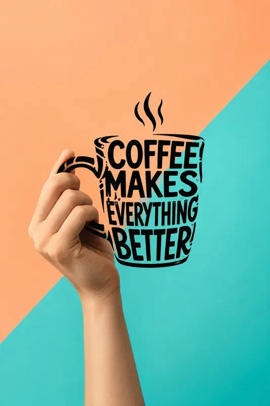 Creative Typography Object Posters