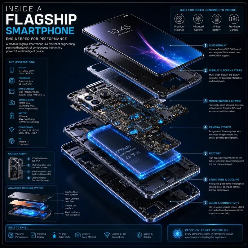 3D Exploded Tech Infographics