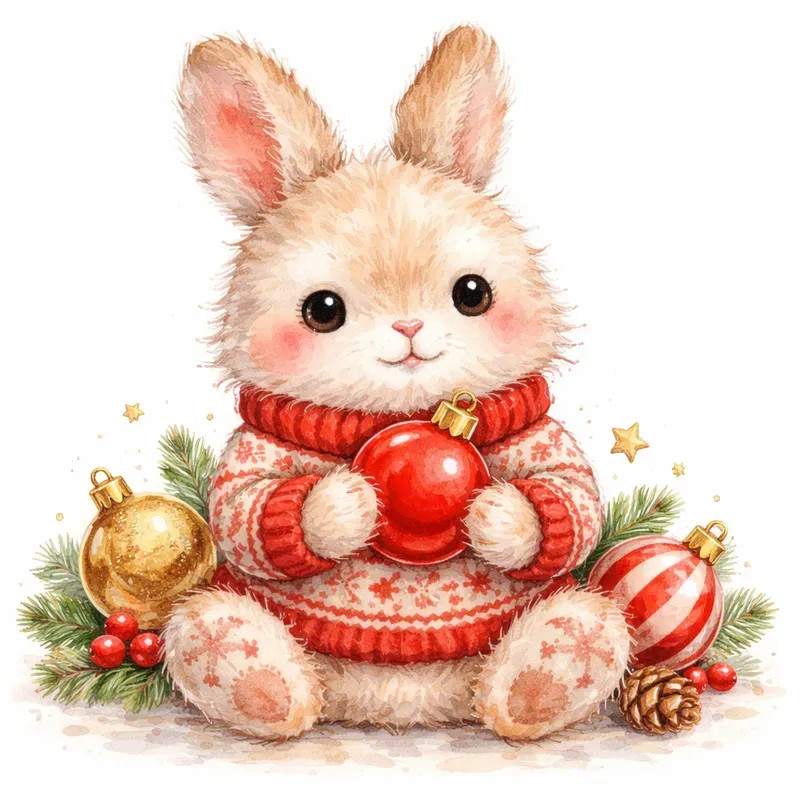Cute Christmas Character Illustrations