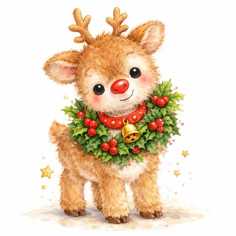 Cute Christmas Character Illustrations