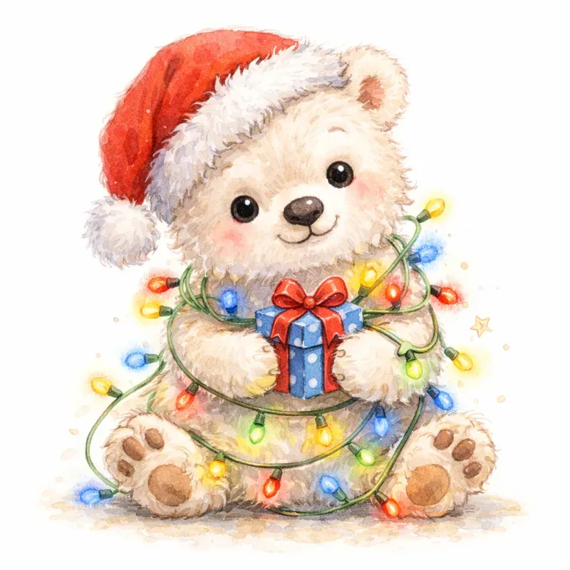 Cute Christmas Character Illustrations