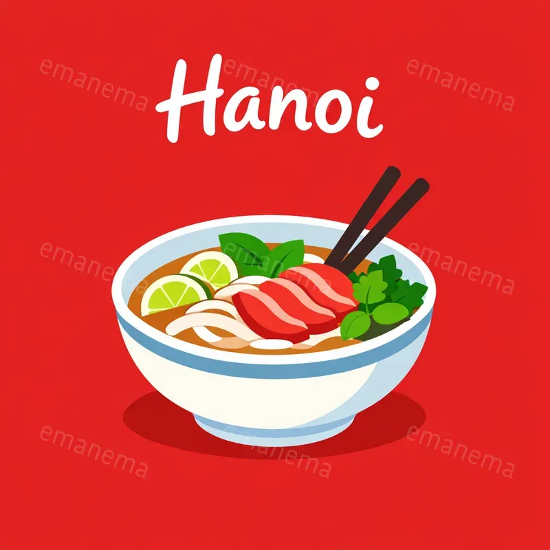 Playful Cartoonish Cities And Foods