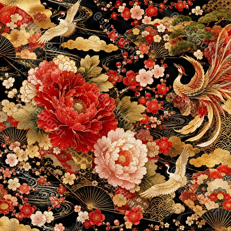 Authentic Elegant Kimono Patterns