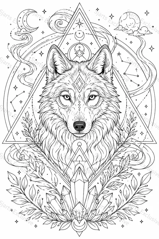 Modern Psychedelic Coloring Suites