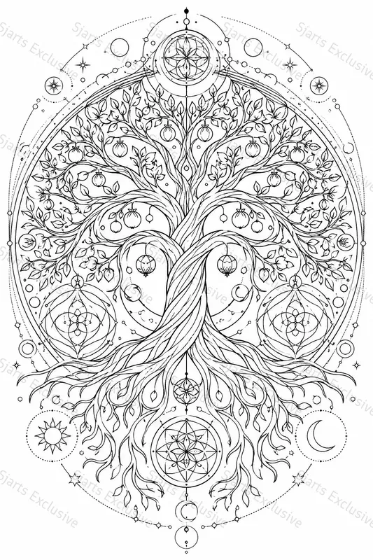 Modern Psychedelic Coloring Suites
