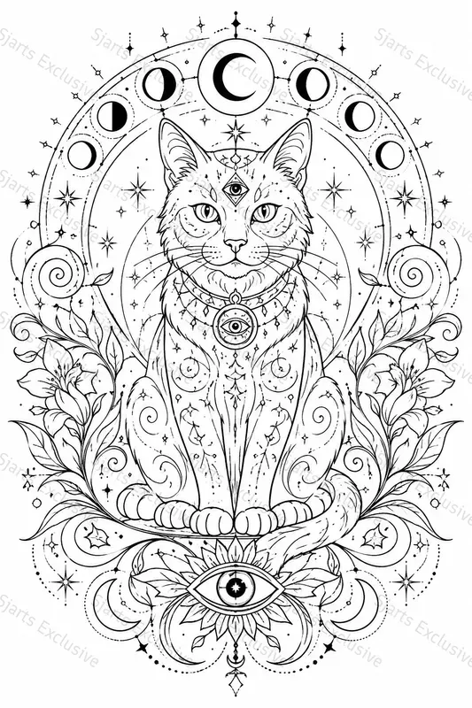 Modern Psychedelic Coloring Suites