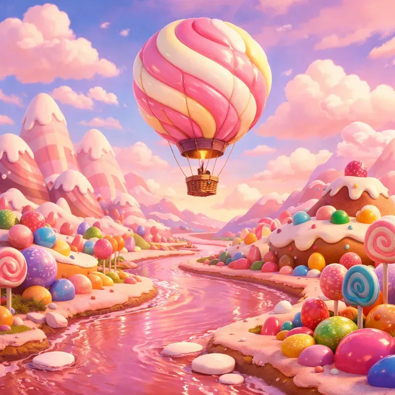 Dreamy Candyland Balloon Worlds