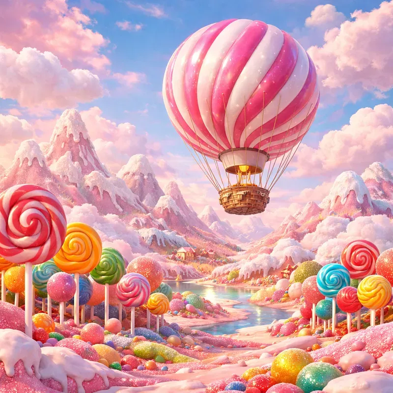 Dreamy Candyland Balloon Worlds
