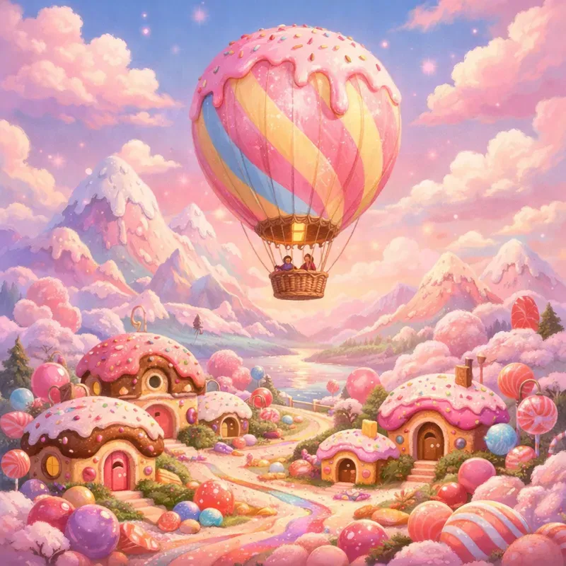Dreamy Candyland Balloon Worlds
