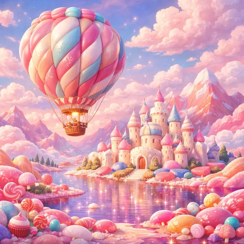 Dreamy Candyland Balloon Worlds