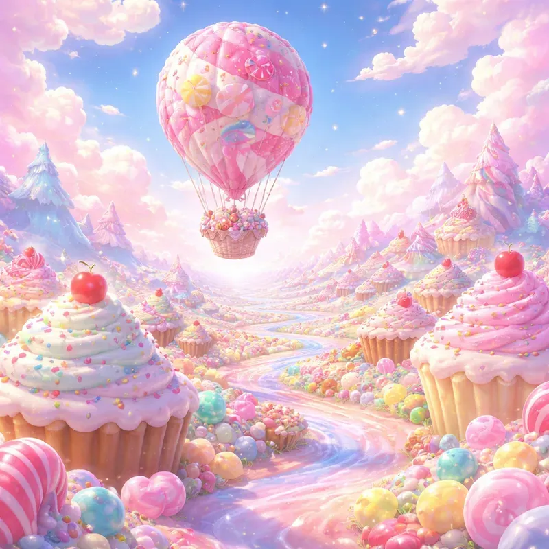 Dreamy Candyland Balloon Worlds