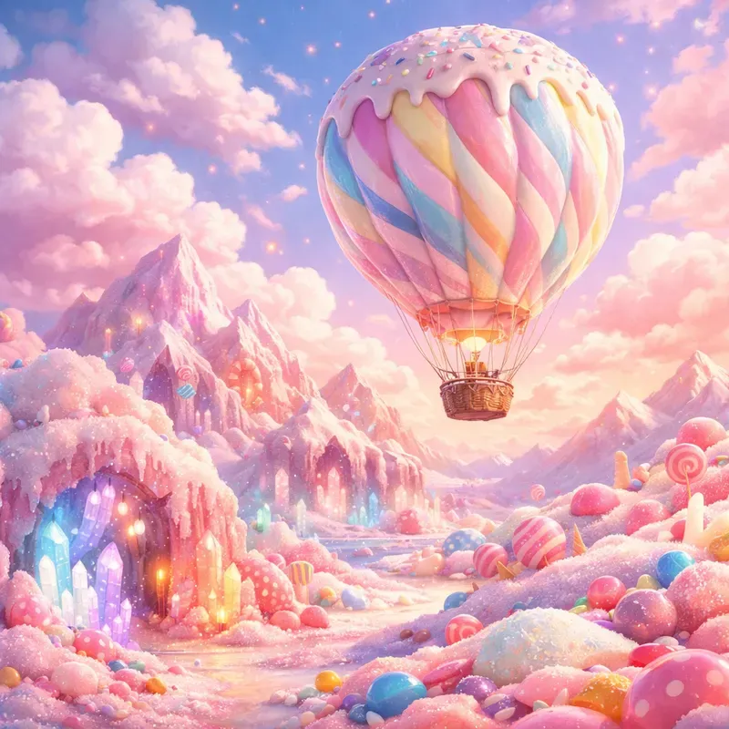 Dreamy Candyland Balloon Worlds