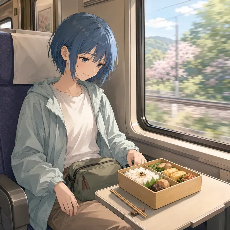 Soft Anime Train Bentos
