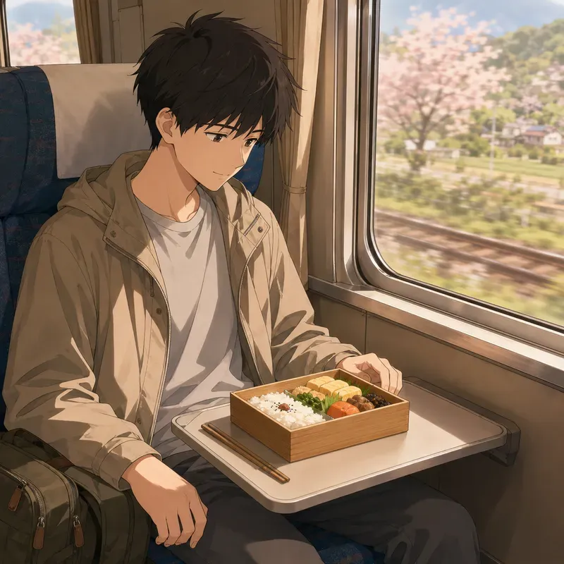 Soft Anime Train Bentos