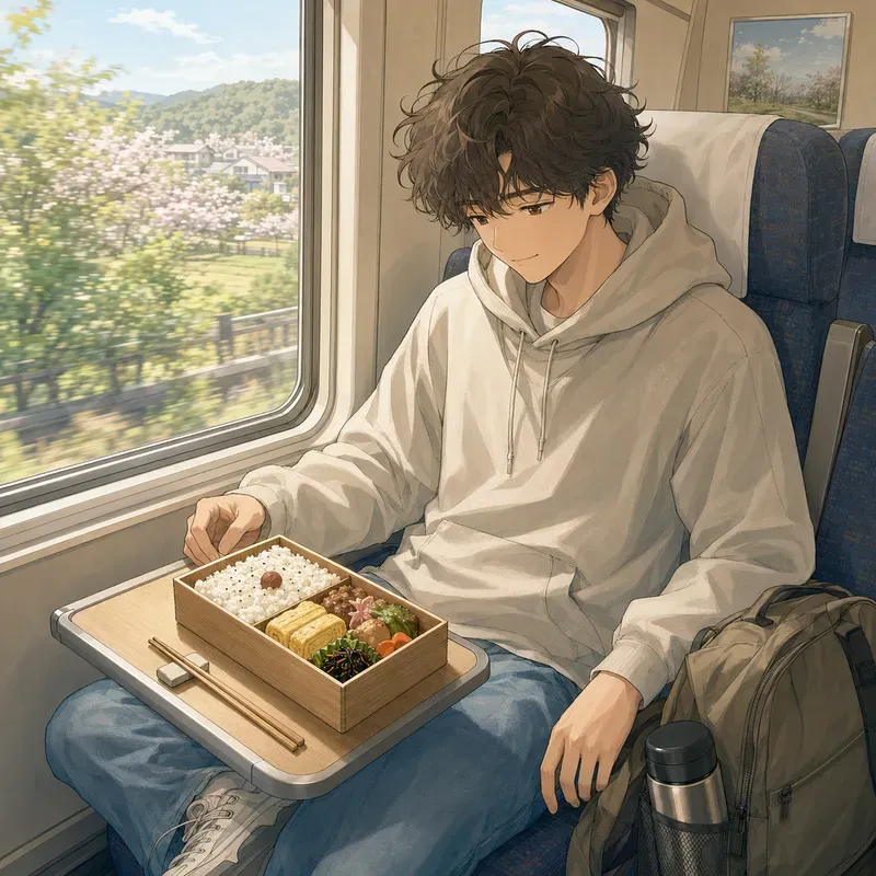 Soft Anime Train Bentos