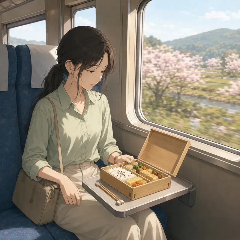 Soft Anime Train Bentos