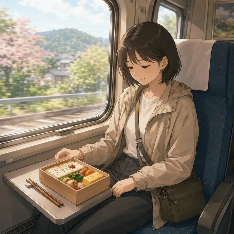 Soft Anime Train Bentos
