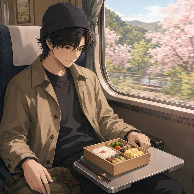 Soft Anime Train Bentos