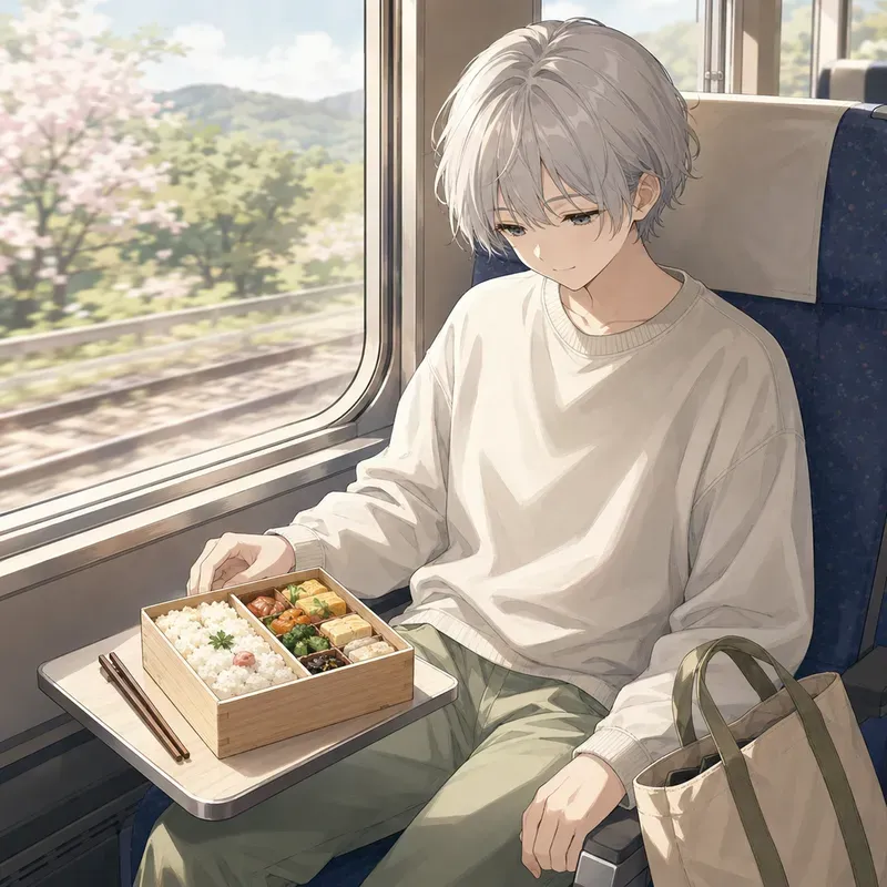 Soft Anime Train Bentos