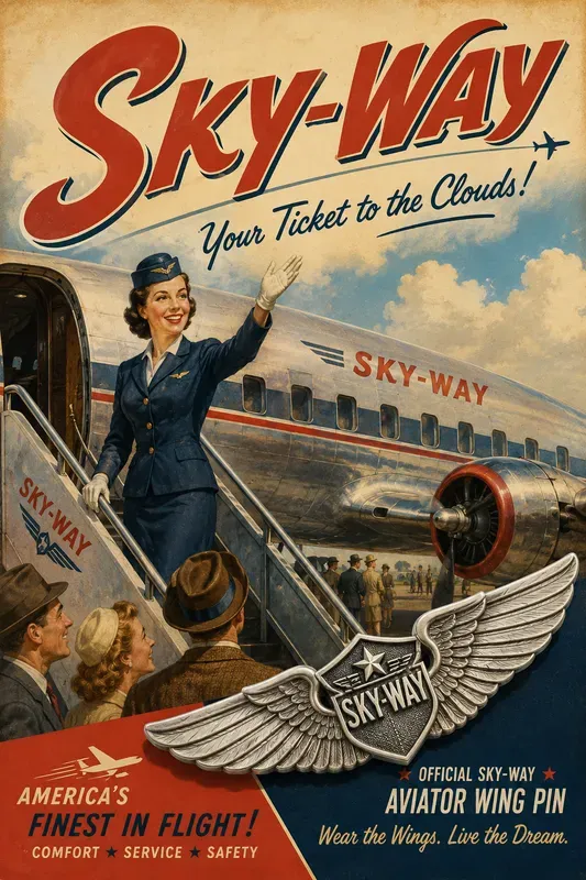 Vintage 1950s Advertisement Posters