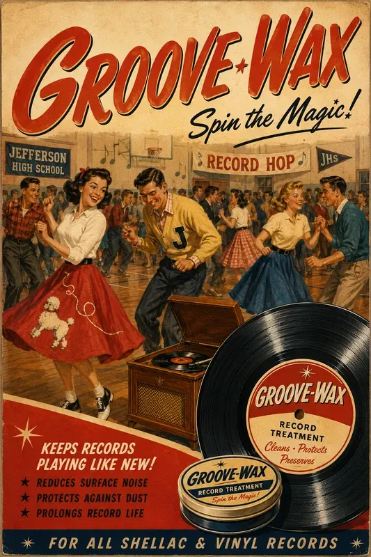 Vintage 1950s Advertisement Posters
