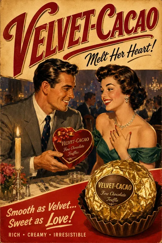 Vintage 1950s Advertisement Posters