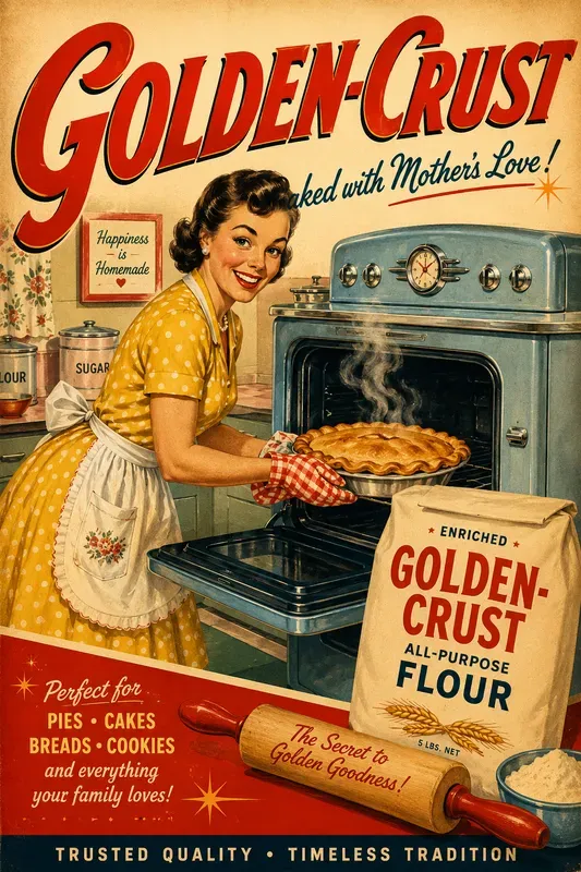 Vintage 1950s Advertisement Posters