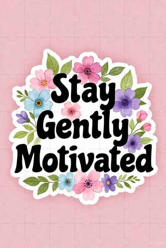Pastel Floral Motivational Stickers