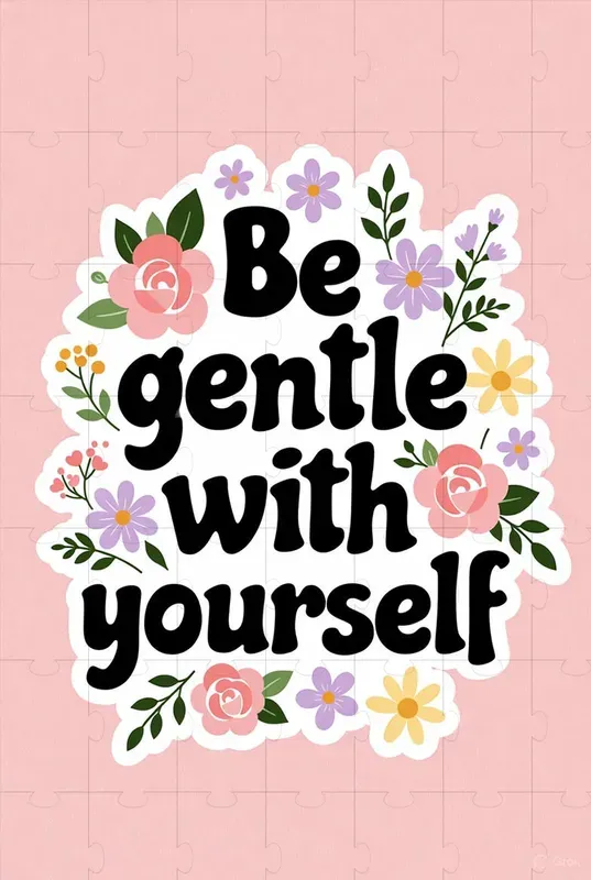 Pastel Floral Motivational Stickers