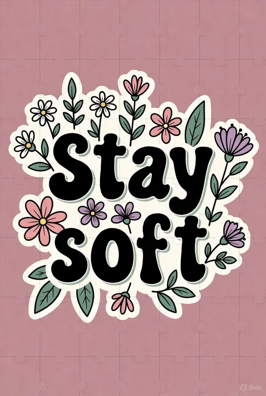 Pastel Floral Motivational Stickers