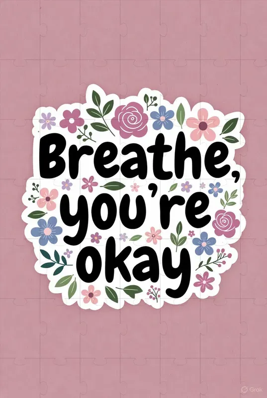 Pastel Floral Motivational Stickers