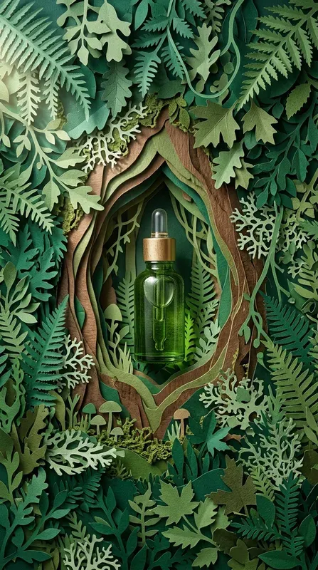 Enchanted Woodland Den Papercraft Stages
