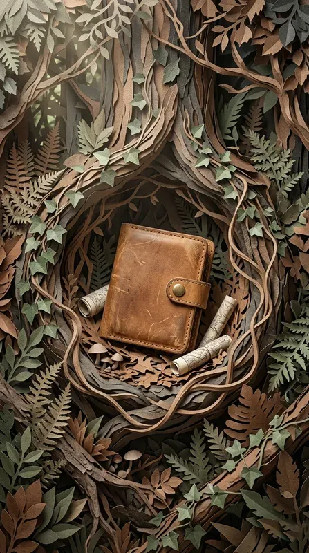 Enchanted Woodland Den Papercraft Stages