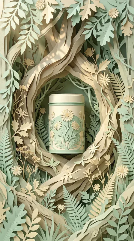 Enchanted Woodland Den Papercraft Stages
