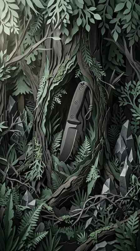 Enchanted Woodland Den Papercraft Stages