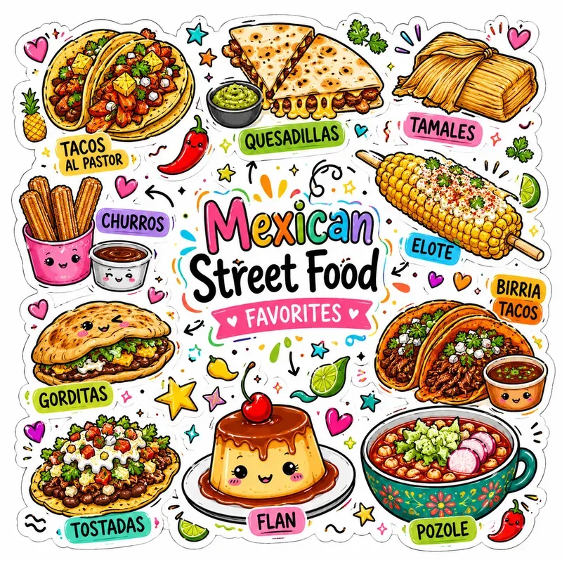 World Food Sticker Sheets