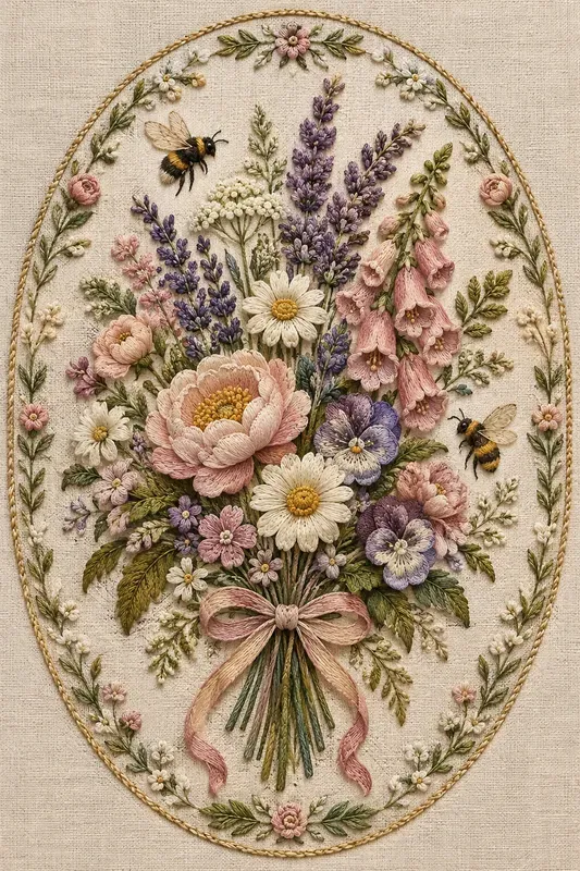 Embroidery Motif Illustration Studios