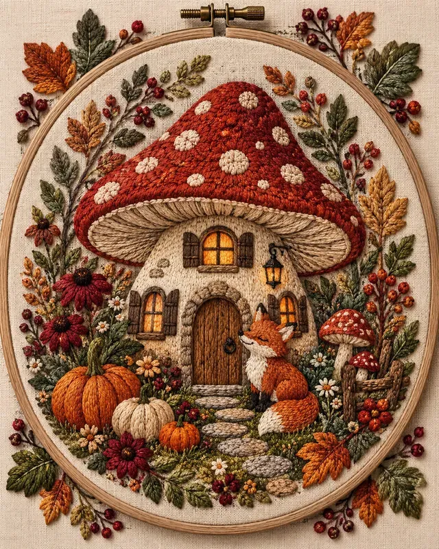 Embroidery Motif Illustration Studios