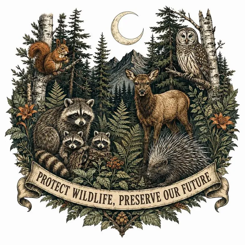 Woodland Wildlife Emblem Collections