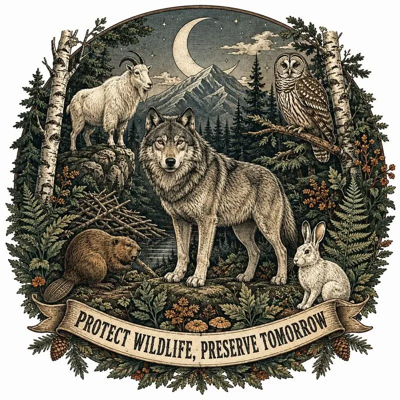 Woodland Wildlife Emblem Collections