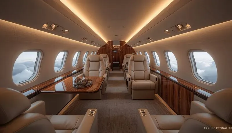 Ultra Luxury Private Jet Interiors