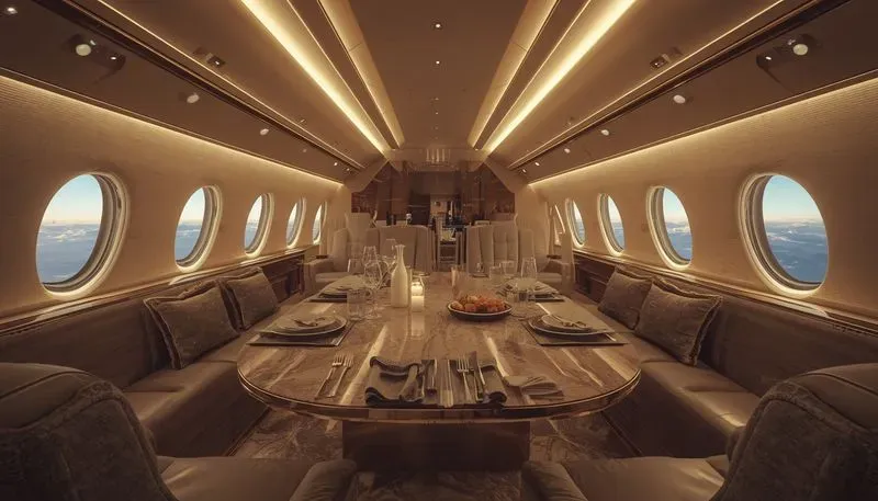 Ultra Luxury Private Jet Interiors