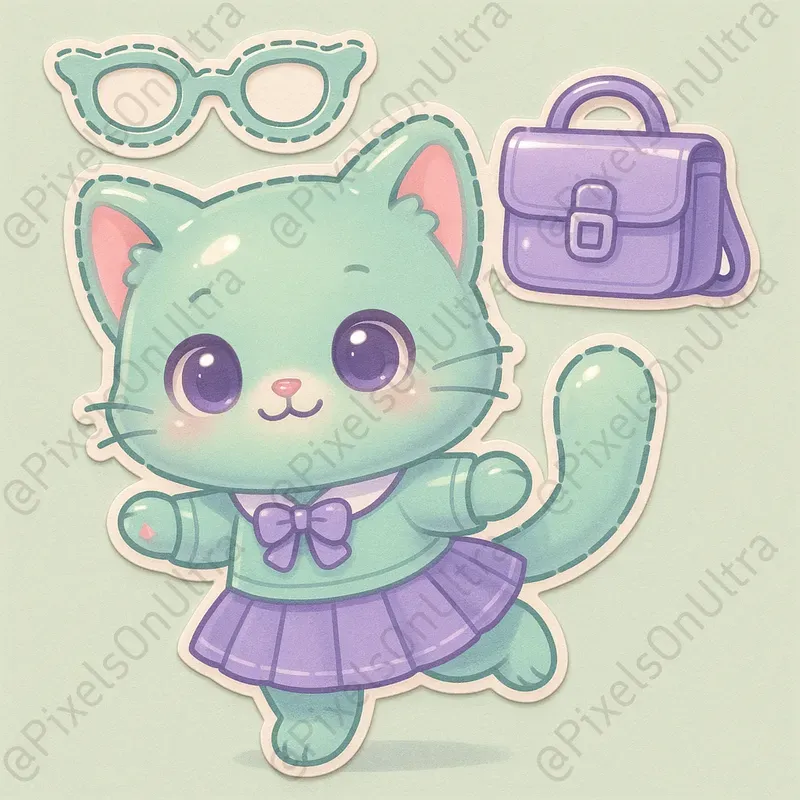 Kawaii Dress Up Animal Paper Dolls