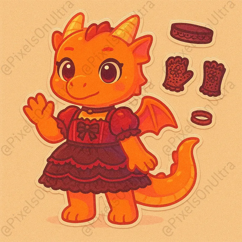 Kawaii Dress Up Animal Paper Dolls
