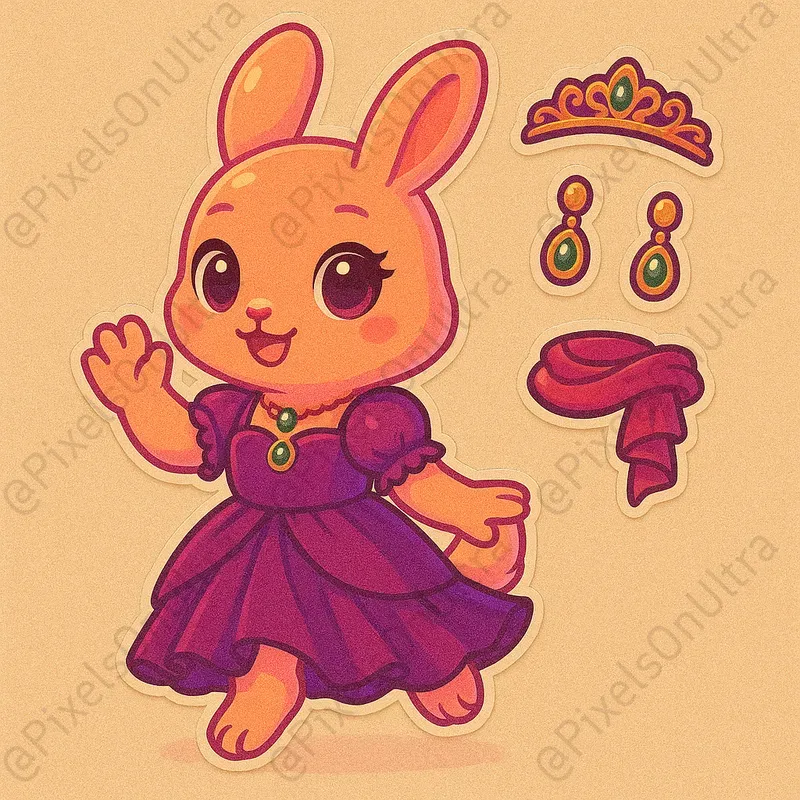 Kawaii Dress Up Animal Paper Dolls